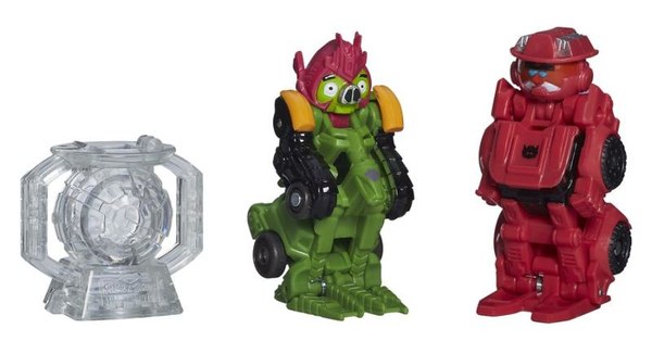 ANGRY BIRDS TRANSFORMERS TELEPODS BATTLE PACKS Sentinel Prime Bird Vs. Deceptihog Bludgeon A8462 Robot (4 of 8)